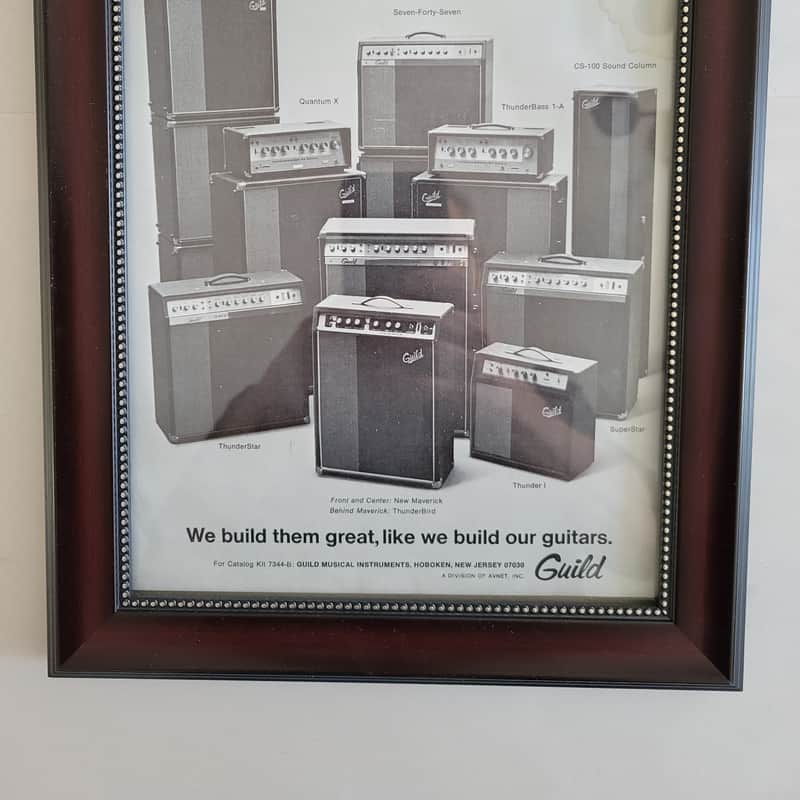 1970 Guild Amplifiers Bw