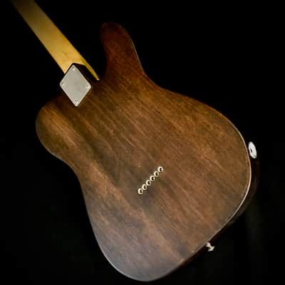 LEFTY! TL66 Custom Relic Build Solid 1-Piece Mahogany Aged Walnut Satin Guitar 7.1 Lb HSC image 14