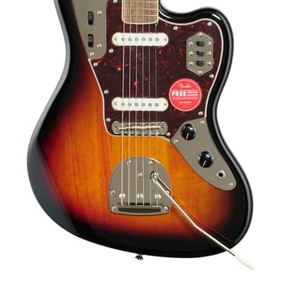 Squier Classic Vibe 70s Jaguar Indian Laurel Neck 3 Color Sunburst image 3