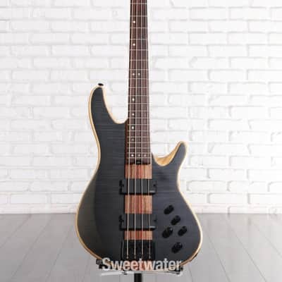 Schecter Charles Berthoud CB-4 Bass Guitar - See-thru Black Satin (CB4STBSd1) image 1
