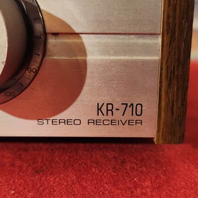 Vintage 1970s Kenwood KR-710 AM-FM Stereo Tuner Amplifier Silverface image 3