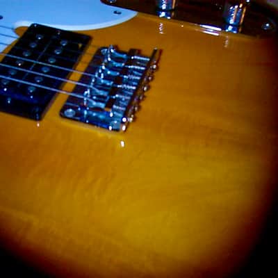 SQUIER 51 / Fender Electric Guitar <> Customized <> Sunburst - Maple .. Excellent Condition image 5