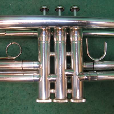 Accord by Blessing 1035 Intermediate Silver Trumpet USA - Reconditioned - Case & Blessing 7C MP image 11