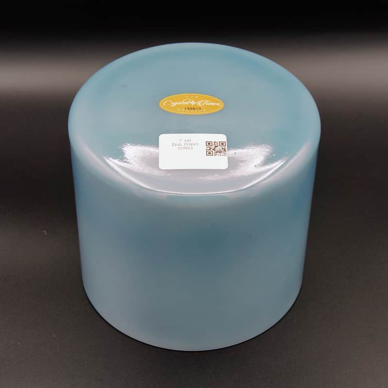 Immagine Crystal Tones 7" Zeal Point Quartz Crystal Singing Bowl (G4+0) - 1