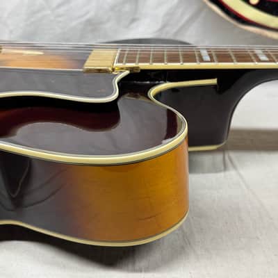 Epiphone Emperor Archtop Hollowbody Guitar with Case 1996 - Antique Sunburst image 17