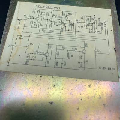 Shin-Ei 6TR Fuzz Wah! FY-2 Fuzz Circuit! Vintage Early 70's! image 12