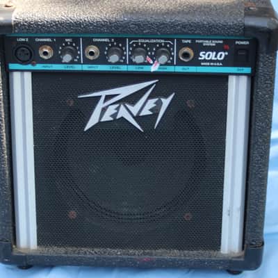 Peavey Solo 10-15 Watt Portable Sound System 1980s - Black image 1