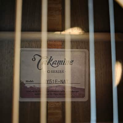 TAKAMINE GY51F April-2023 - "New Yorker" Natural Spruce Top, with Case and High End Leather 2.5 inch Strap image 7