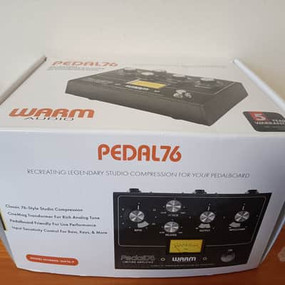 Warm Audio Pedal 76 Compressor 2024 - Present - Black image 2
