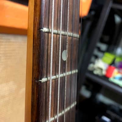 Vintage 1960 Hofner Club 40 w/ Bigsby Selmer Natural Blonde Electric Guitar image 10