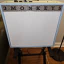 3 Monkeys Sock Monkey 18/12 2010s  Blue and White