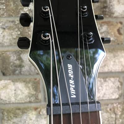 ESP Ltd Viper 201B (Baritone) 2021 High-Gloss Black (Mint-Unplayed!) image 8