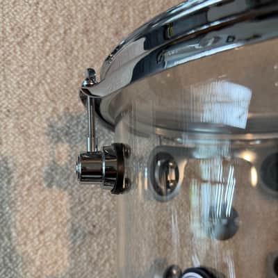 DW Acrylic Design Series Drum 12" x 9" Tom - Clear - RARE image 6