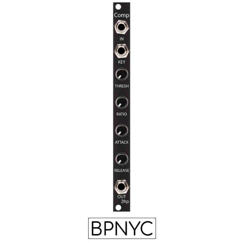 2hp COMP Black -Compressor with sidechain functionality. image 1