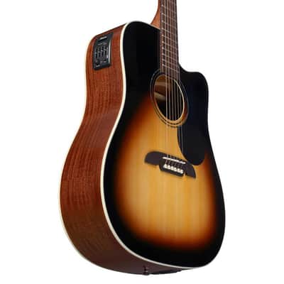 Alvarez RD26CESB Regent Dreadnought Acoustic Electric Guitar Sunburst w/Cutaway and Deluxe Gigbag image 5
