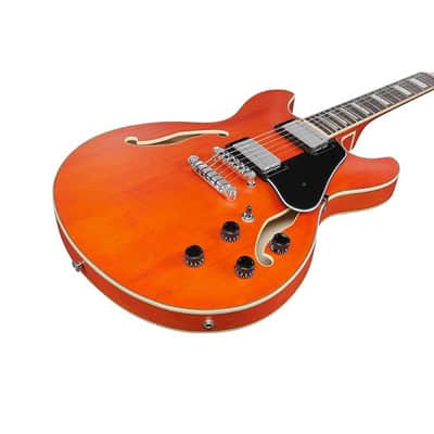 Ibanez AS73-TTF Artcore 2025 - Present - Transparent Tangerine Flat image 3