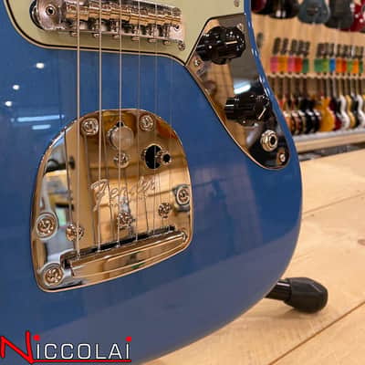 Fender American Professional Classic Jaguar, Maple Fingerboard, Faded Lake Placid Blue image 13