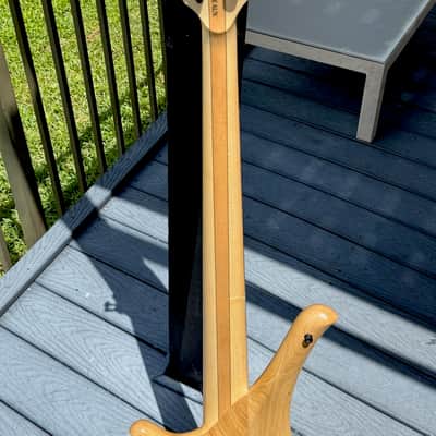 Marleaux Diva 5-String Fretless Bass 2021 - stunning Poplar Burl its the finest Fretless made today ! image 9