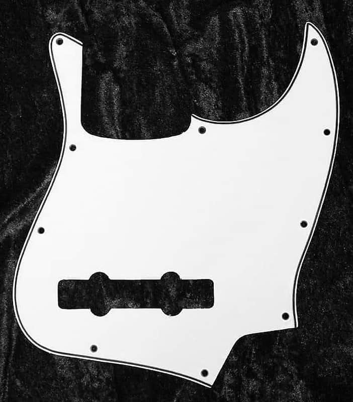 Fender Player Jazz Bass V 5 String Pickguard 3 Ply White image 1