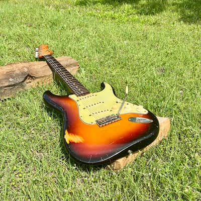 Vintage 1961 Slab Board Fender Stratocaster image 14