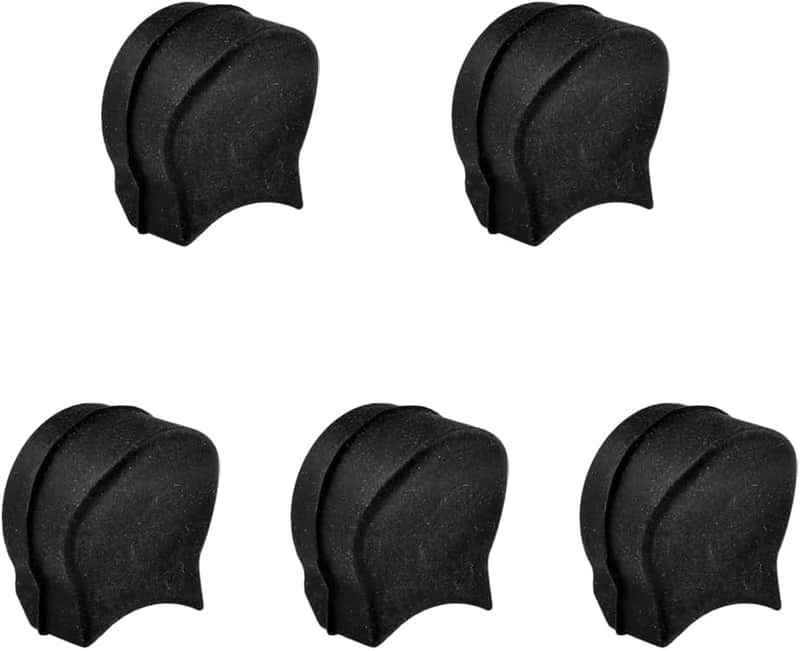 Rubber Clarinet Thumb Rest Cushion Fit for Most Clarinet Clarinet Thumb Protector Can Help Eliminates Fatigue and Stress Alleviating The Fatigue Of Long-Term Playing Black 5 Pcs image 1