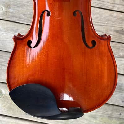 Nicest Cremona Chinese Violin I’ve Seen 4/4 2-Pc Flamed Back. Nice Fittings! image 2