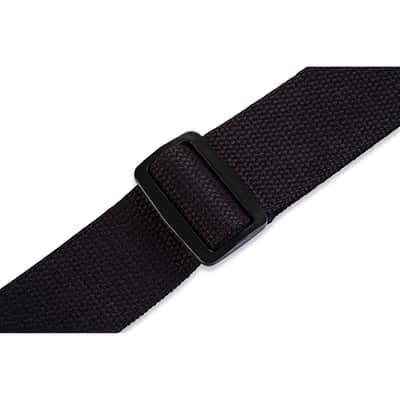 Levy's MSSC8 Cotton Guitar Strap - Black image 2