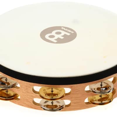 Meinl Percussion Recording-Combo Wood Tambourine - Double Row with Head image 1