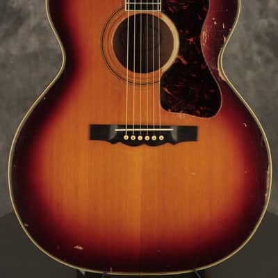 original 1965 Guild F-50 Navarre flattop Sunburst image 1