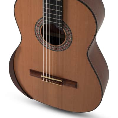 Manuel Rodriguez D-C MAGISTRAL Series All Solid 4/4 Size Armrest Solid Cedar Top Nylon 6-String Classical Acoustic Guitar image 4
