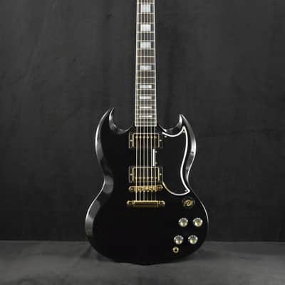Gibson Custom Shop SG Custom 2-Pickup w/ Ebony Fingerboard Gloss Ebony image 2