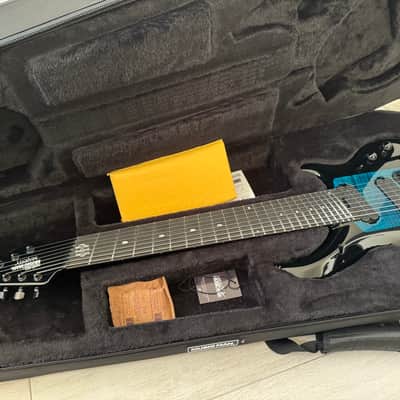 Ernie Ball Music Man John Petrucci Signature Majesty 8 2022 - 2024 - Okelani Blue image 1