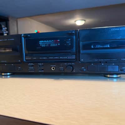 12434 Vintage KENWOOD KX-W4060 Stereo Dual Cassette Player Recorder GREAT SHAPE image 3