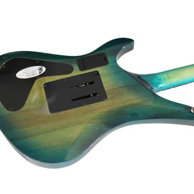 Schecter Blackjack SLS Avenger FR S (Sustainiac) in Aqua Burst image 11