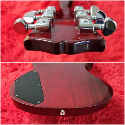 1990's Burny RSG-65 '63 (RSG-60 '63) Revival Series SG Standard - Cherry Red - Made In Japan MIJ image 16