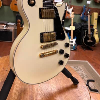 1999 Gibson Les Paul Custom Alpine White OHSC image 3