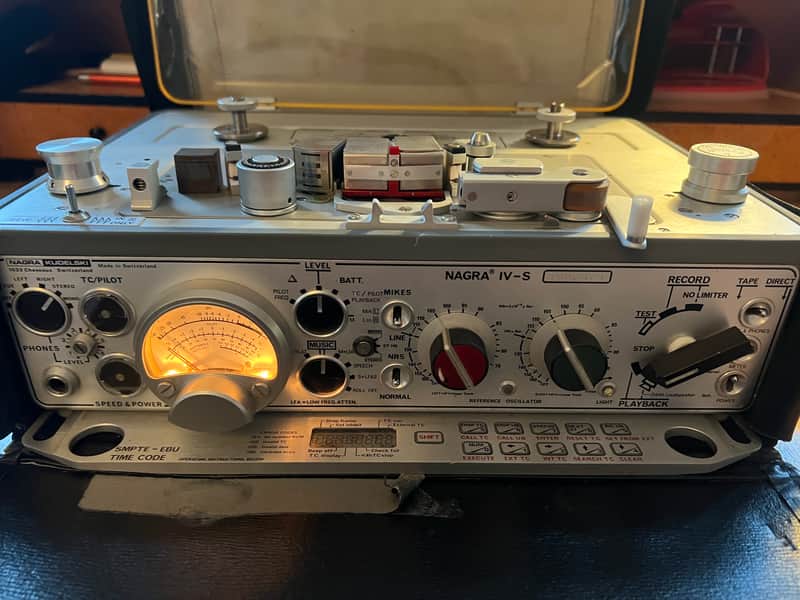 Nagra Kudelski Nagra IV-STC  Reel to Reel Recorder w/ Time Code image 1