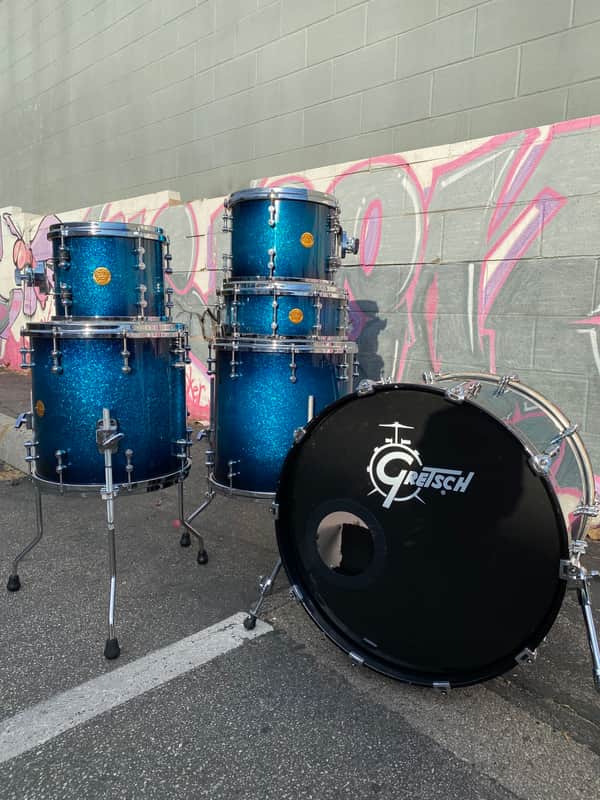 Gretsch New Classic 2011 Ocean Blue Sparkle Burst image 1