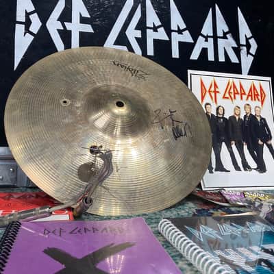 Zildjian - Rick Allen's Def Leppard, 13" New Beat Hi Hat Bottom Trigger (RA #4003) SIGNED!! image 5