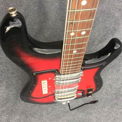 Jackson Strato Tone 1965 Red Burst Rare image 3