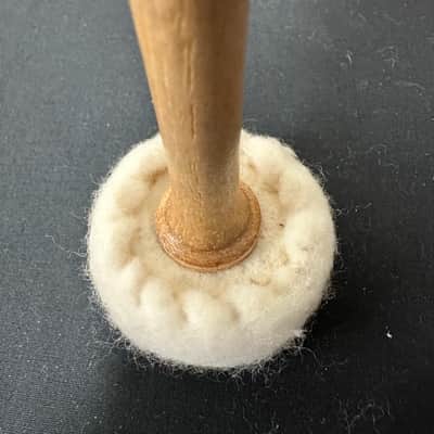Vintage Ludwig 1960s No. 344 Double-Sided Marching Bass Drum Mallets-EXCELLENT image 16