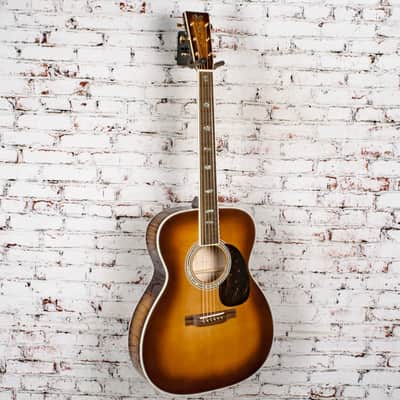 Martin Custom Shop M/0000-Size 42-Style - Swiss Spruce/Flame Maple Back, Sides, Neck - Ambertone x6411 USED image 5