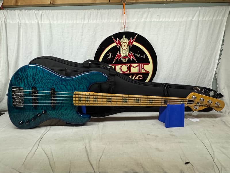 Stuart Spector USA Coda 5 DLX Deluxe 5-string Bass with Gig Bag 2012 image 1