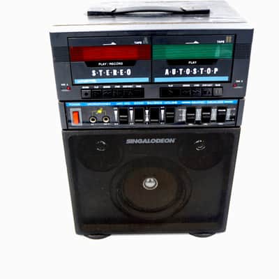 Vintage LONESTAR K-5 SINGALODEON 2 Bay Cassette Karaoke Party Machine Noise Art Tape Loop image 3