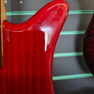 Warwick Rockbass Streamer Standard Trans Red 2002 Electric Bass image 7
