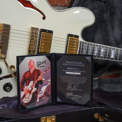 Gibson Custom Shop "Inspired By" Alex Lifeson ES-355 Alpine White 2008 w/OHSC image 11