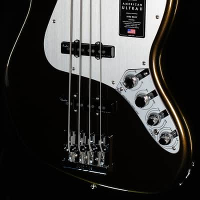 Fender American Ultra II Jazz Bass Ebony Fingerboard Texas Tea (634) image 1