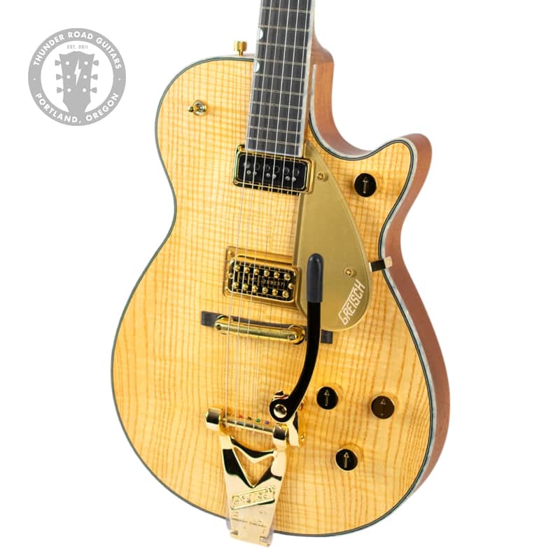 New Gretsch Custom Shop Henrichsen Masterbuilt True Timbre G6128-CS '59 Flame Ash Oil Finish w/Moto Binding #UC25013833 image 1
