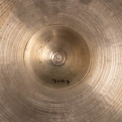 Vintage Zildjian 14" Thin Hi Hat Cymbals 706g 729g image 6