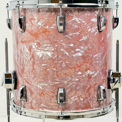 Ludwig 18/12/14" Classic Maple Jazzette Drum Set - Rose Marine Pearl image 10